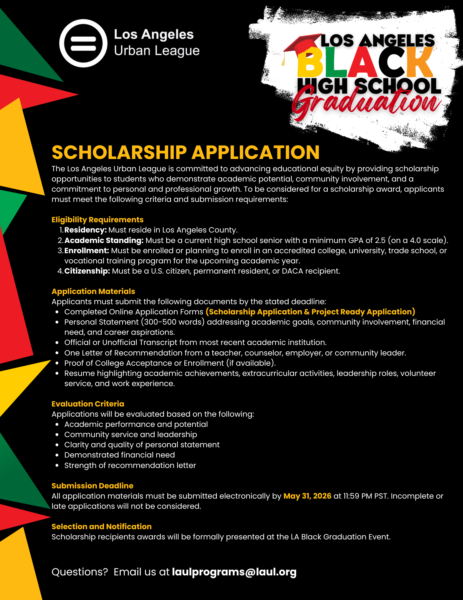 Black Grad - Scholarship Instructions (2)